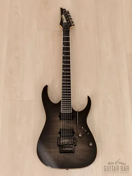 Электрогитара Ibanez J Custom RGR1700-DKS Spot Model Deep Black Sunburst Japan 1997 w/Case