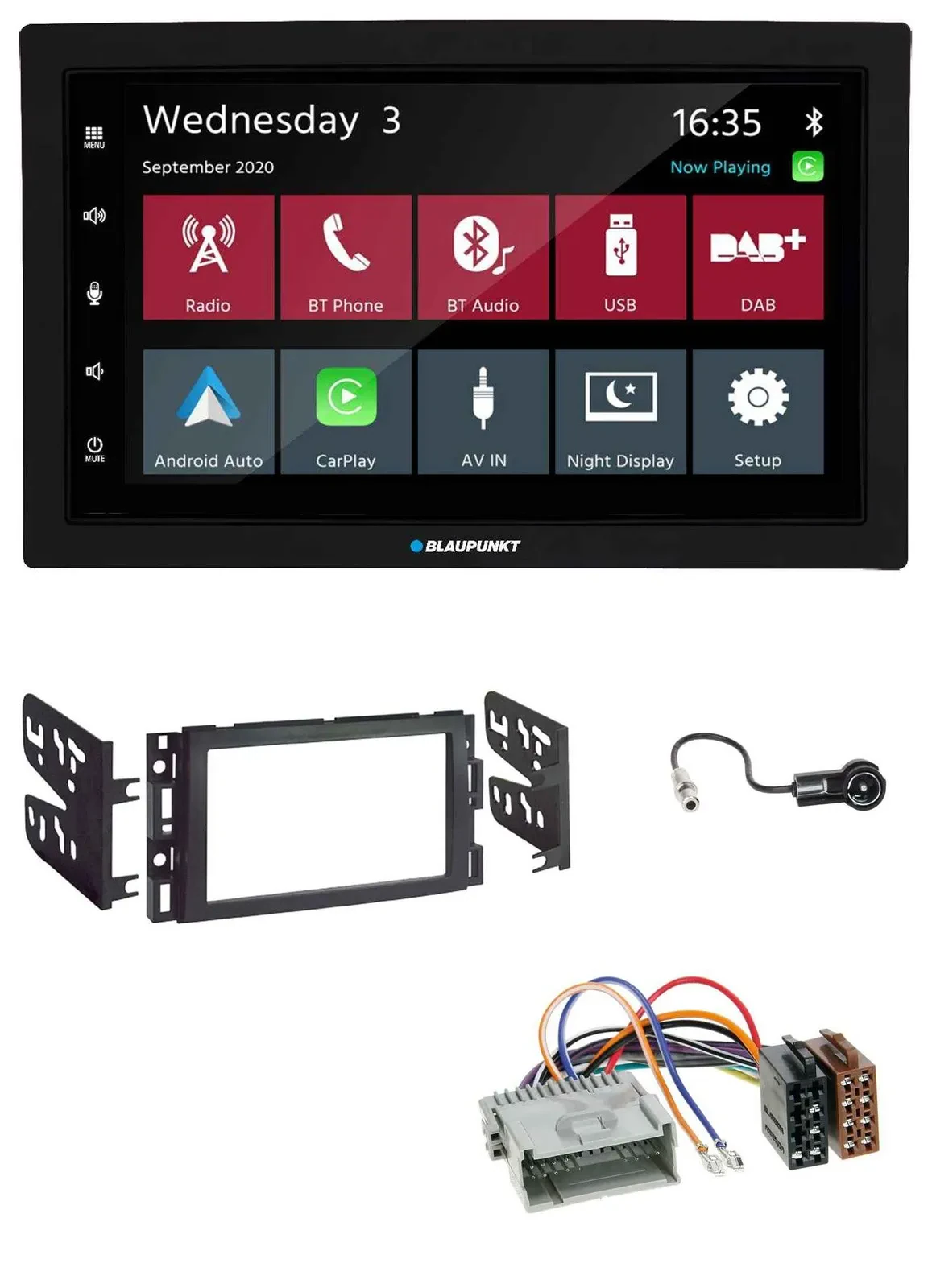 Blaupunkt 2DIN MP3 USB Bluetooth DAB Autoradio für Buick Enclave 2008-2012 Lucer