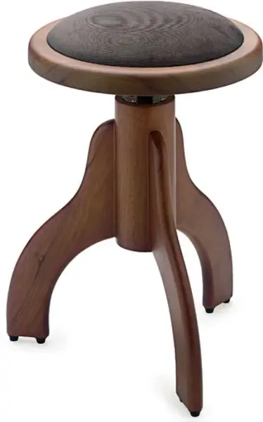 Stagg PS35 WN M V/BR стул для пианино, цвет-орех матовый, верх - корич. барх.