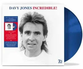 Виниловая пластинка Davy Jones – Incredible! 180 г, прозрачный синий винил (Релиз 2024)