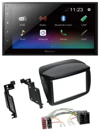 Pioneer USB Bluetooth DAB 2DIN MP3 Autoradio für Fiat Doblo ab 10 Opel Combo ab