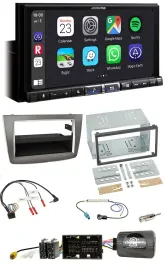 Alpine 2DIN DAB USB Lenkrad Bluetooth Autoradio für Alfa Romeo Mito 2014-2018 si