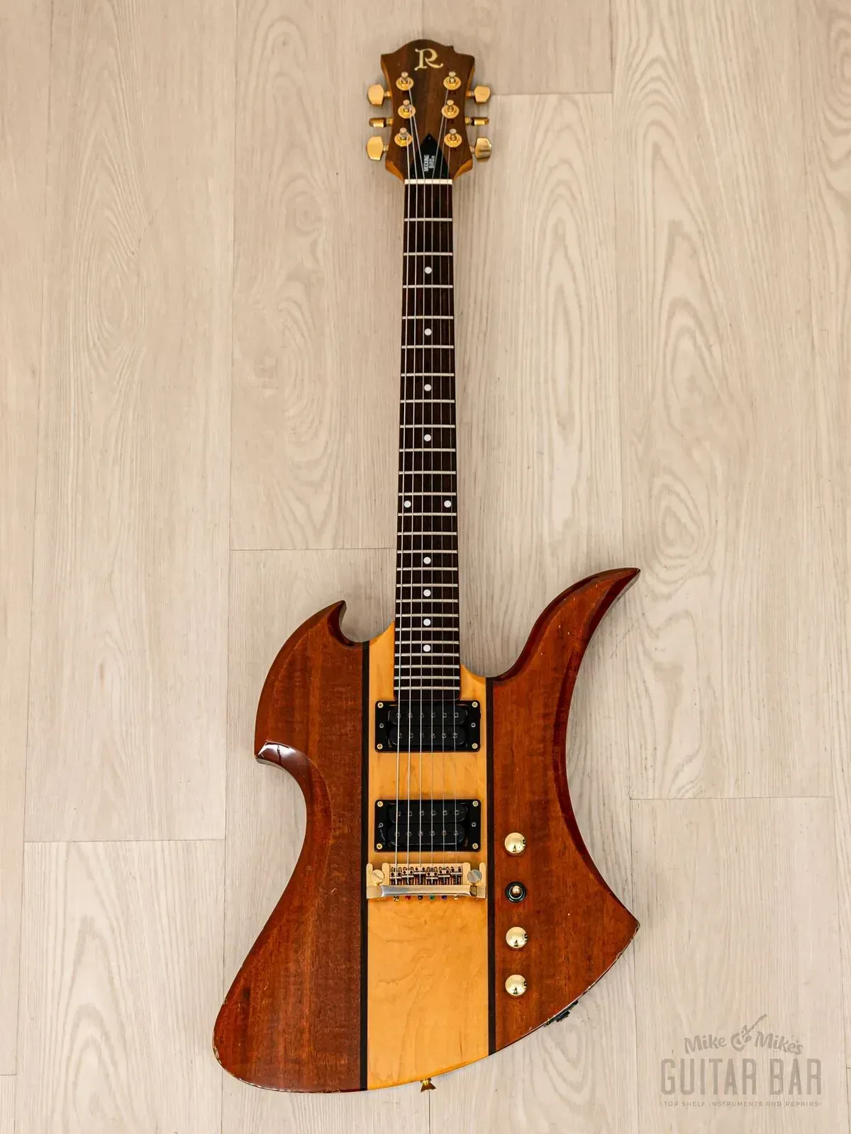 Электрогитара B.C.Rich Mockingbird MG-1101N NJ Series HH Natural w/gigbag Japan 1990
