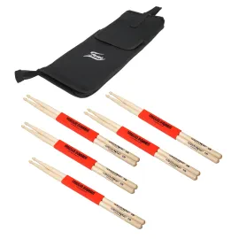 Fame Drumstick Tasche, 5B Hornbeam Sticks, Drumsticks Set, StickBag + Bag