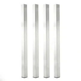 ALU-STAGE Hexa Bühnenfuß Set, 4x 100cm Steckfüße, 60/60mm Profil, Indoor/Outdoor