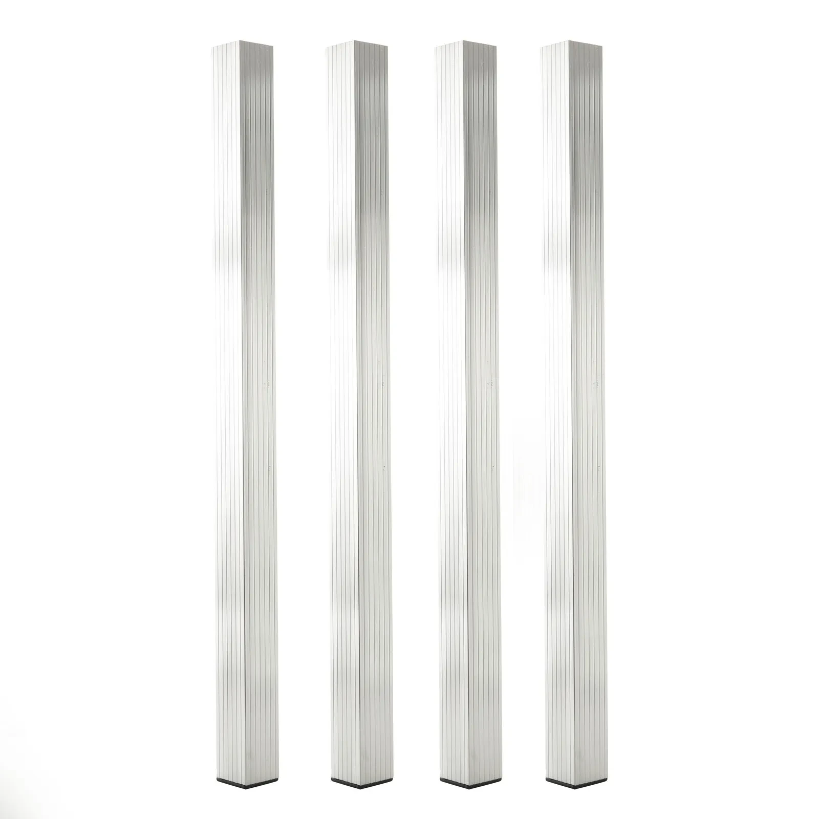 ALU-STAGE Hexa Bühnenfuß Set, 4x 100cm Steckfüße, 60/60mm Profil, Indoor/Outdoor