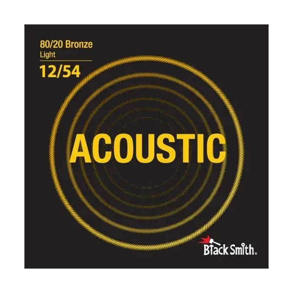 Струны для акустической гитары BlackSmith 95720 Acoustic 80/20 Bronze Light 12-54