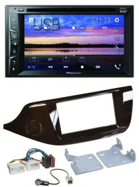 Pioneer Bluetooth 2DIN USB DVD DAB MP3 Autoradio für Kia Ceed ab 12 glänzend
