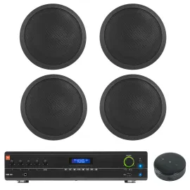 Потолочная акустика JBL CCL5T Black с усилителем (4 штуки)