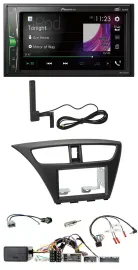 Pioneer MP3 DAB Lenkrad 2DIN Bluetooth Autoradio für Honda Civic ab 12 schwarz