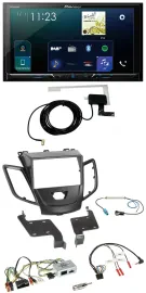 Pioneer 2DIN DAB USB Lenkrad Bluetooth Autoradio für Ford Fiesta 10-17 schwarz