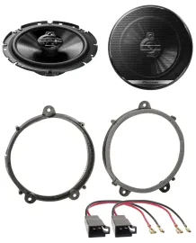Pioneer 3-Wege 300Watt 16,5cm Lautsprecher für Renault Twingo ab 07 Fronttür Aut