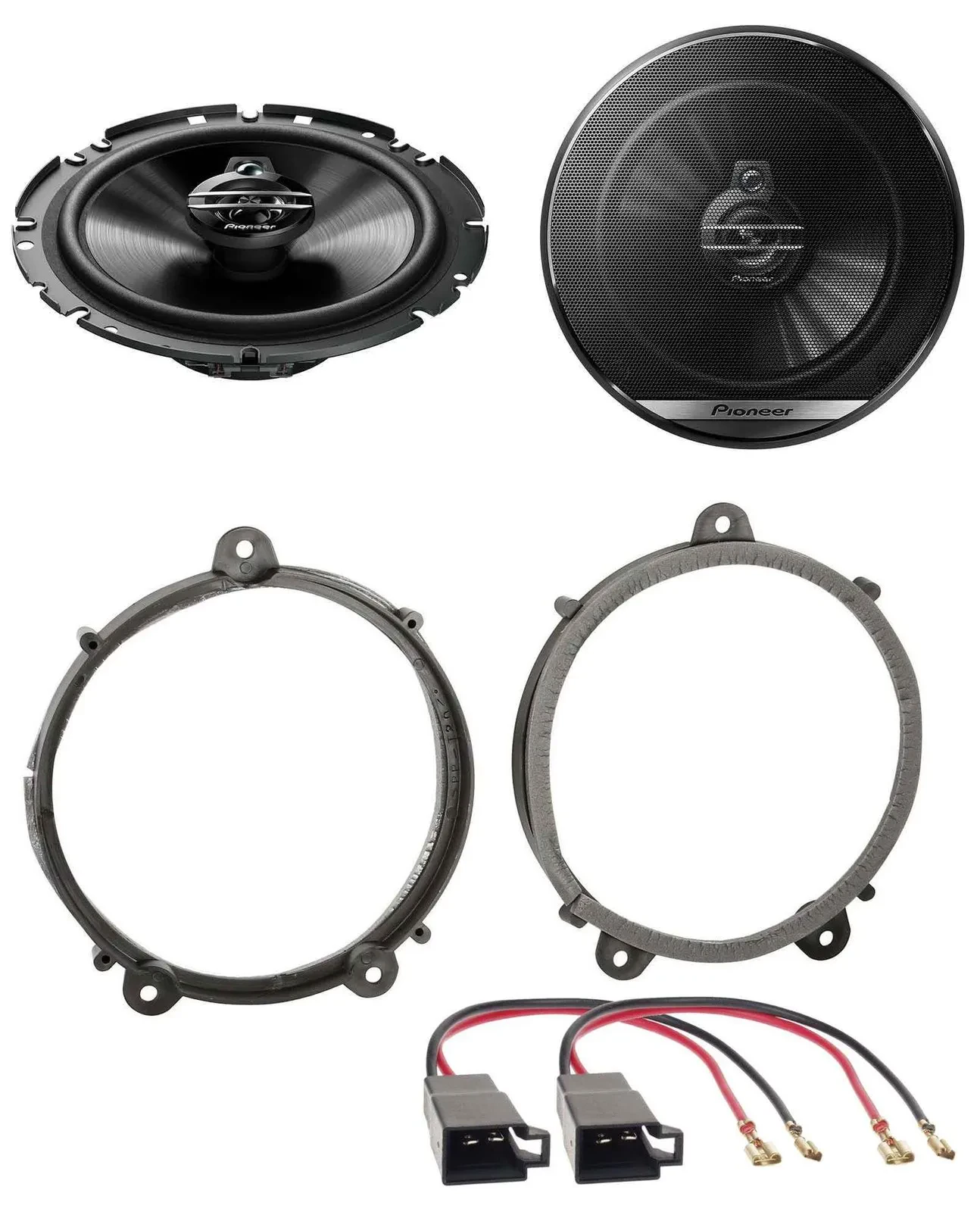 Pioneer 3-Wege 300Watt 16,5cm Lautsprecher für Renault Twingo ab 07 Fronttür Aut
