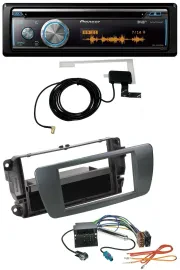Автомагнитола для Seat Ibiza Pioneer Bluetooth, DAB, MP3, USB, CD черный