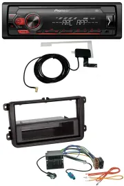Pioneer 1DIN USB DAB MP3 AUX Autoradio für VW Passat 05-10 Polo 09-14 Scirocco a