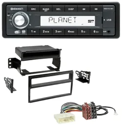 Continental MP3 AUX USB DAB 1DIN Autoradio für Nissan Versa / Tiida (ab 2007)