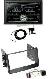 Pioneer CD USB MP3 Bluetooth 2DIN DAB Autoradio für Kia Soul (AM, 2008-2011)