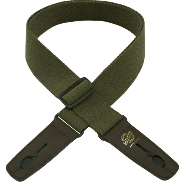 Ремень для гитары Lock-It Straps LIS-050-C2-OLV/BRN Olive Brown