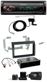 Pioneer Bluetooth DAB USB Lenkrad Autoradio für Fiat Ducato 06-08 schwarz