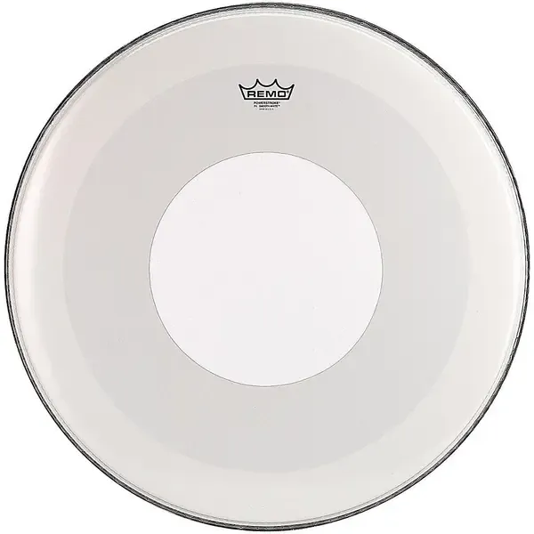 Пластик для барабана Remo 24" Powerstroke P4 Smooth White White Dot