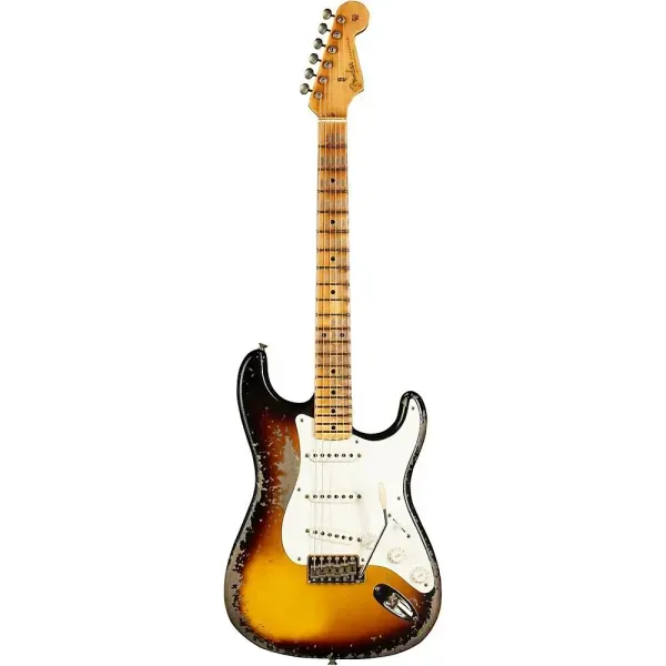 Электрогитара Fender Custom Shop S 1957 Stratocaster Super Heavy Relic LE Guitar 2-Color Sunburst