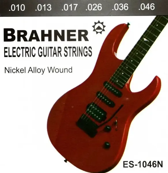 Струны для электрогитары Brahner ES-1046N Nickel Wound 10-46