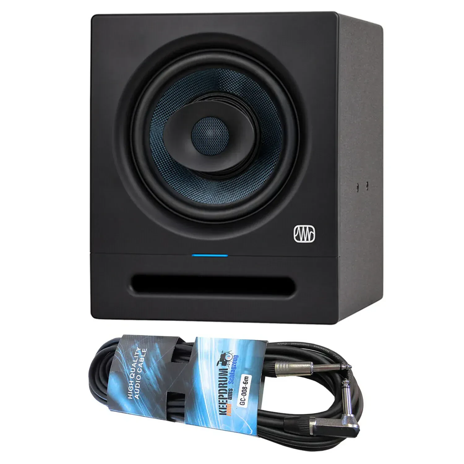 Активный студийный монитор PreSonus Eris Pro 8 Black с кабелем
