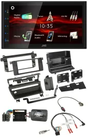 JVC USB Bluetooth Lenkrad DAB 2DIN Autoradio für BMW 3-er E46 2001-2006 1 Schalt