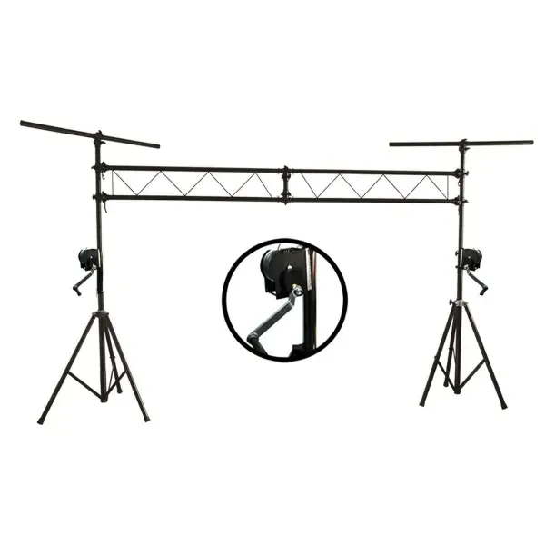 ProX T-LS31C DJ Lighting Truss System with Crank Up Stands and T-bars idjnow