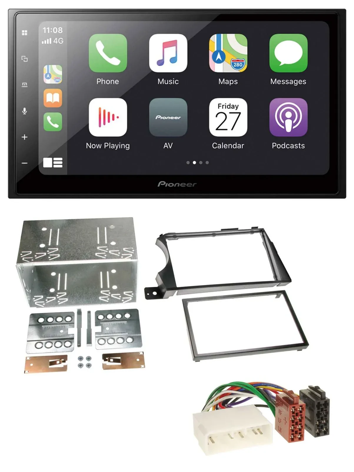 Pioneer MP3 Bluetooth DAB 2DIN USB Autoradio für SSangYong Actyon Kyron 2006-201