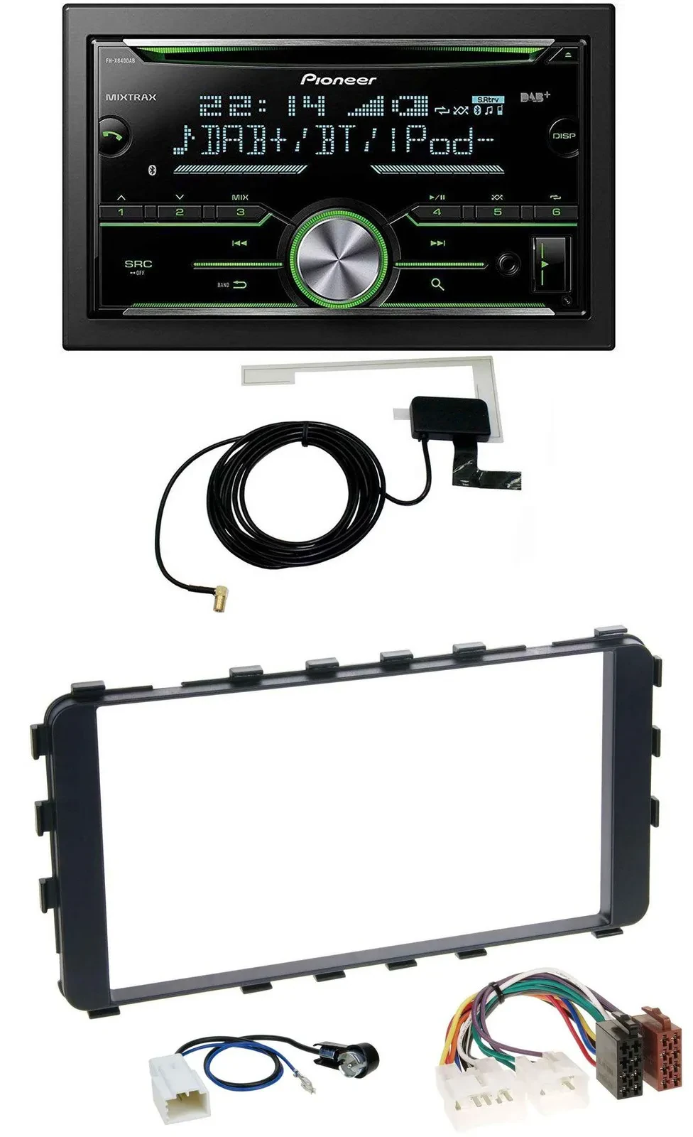 Pioneer CD USB MP3 Bluetooth 2DIN DAB Autoradio für Toyota Yaris 2006-2011 OEM-N