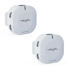 ZHUK-2-B Жук-2-Б Беспроводная петличная микрофонная система, 2 передатчика, белая, Октава