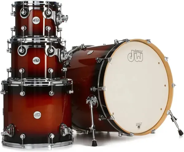 Ударная установка акустическая DW DDLG2214SG Design Series 4-Piece Drum Shell Pack Tobacco Burst