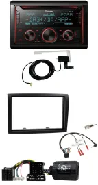 Автомагнитола Pioneer 2DIN DAB, USB, CD, Bluetooth для Citroen Jumper/Peugeot B