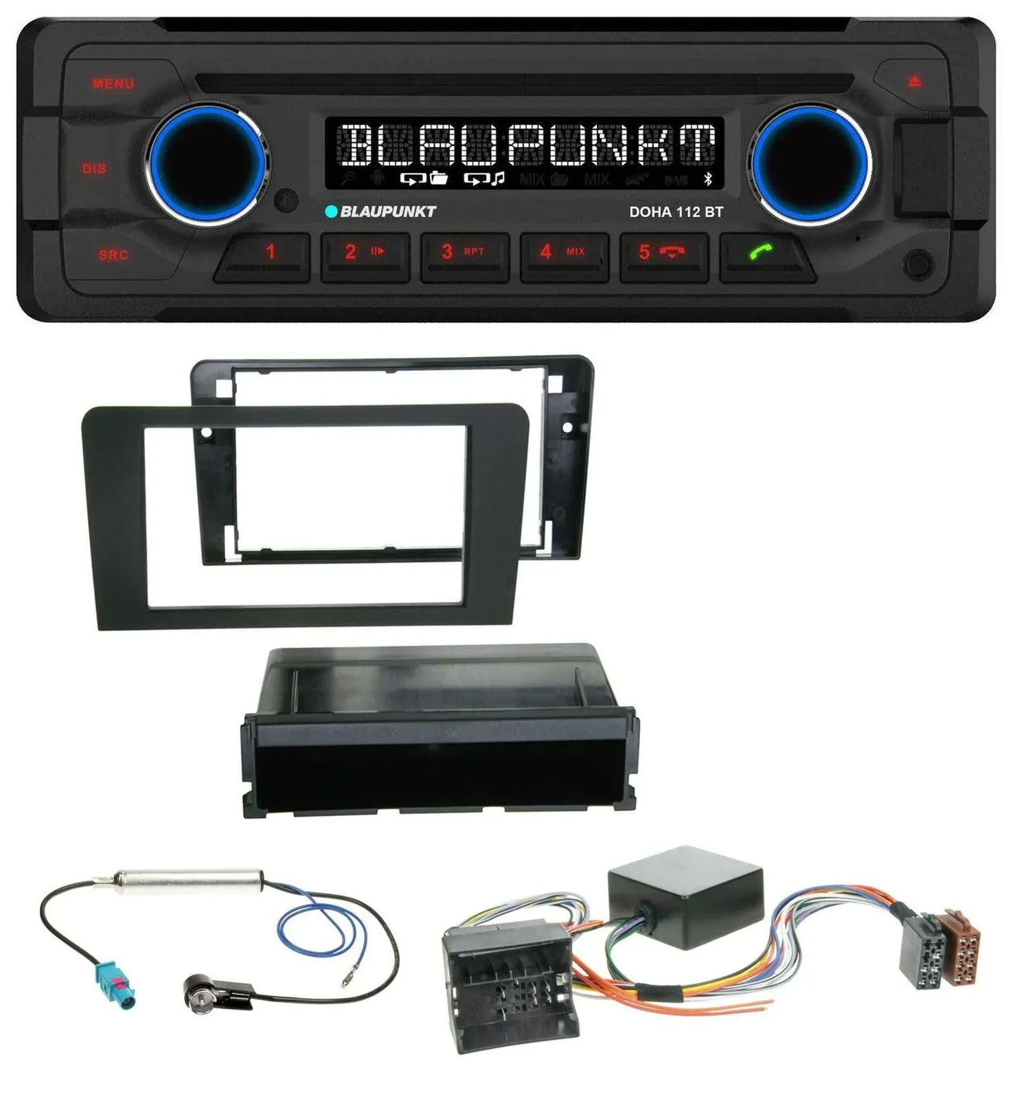 Blaupunkt AUX MP3 CD Bluetooth USB Autoradio für Audi A3 8P 06-12 Symphony Infin