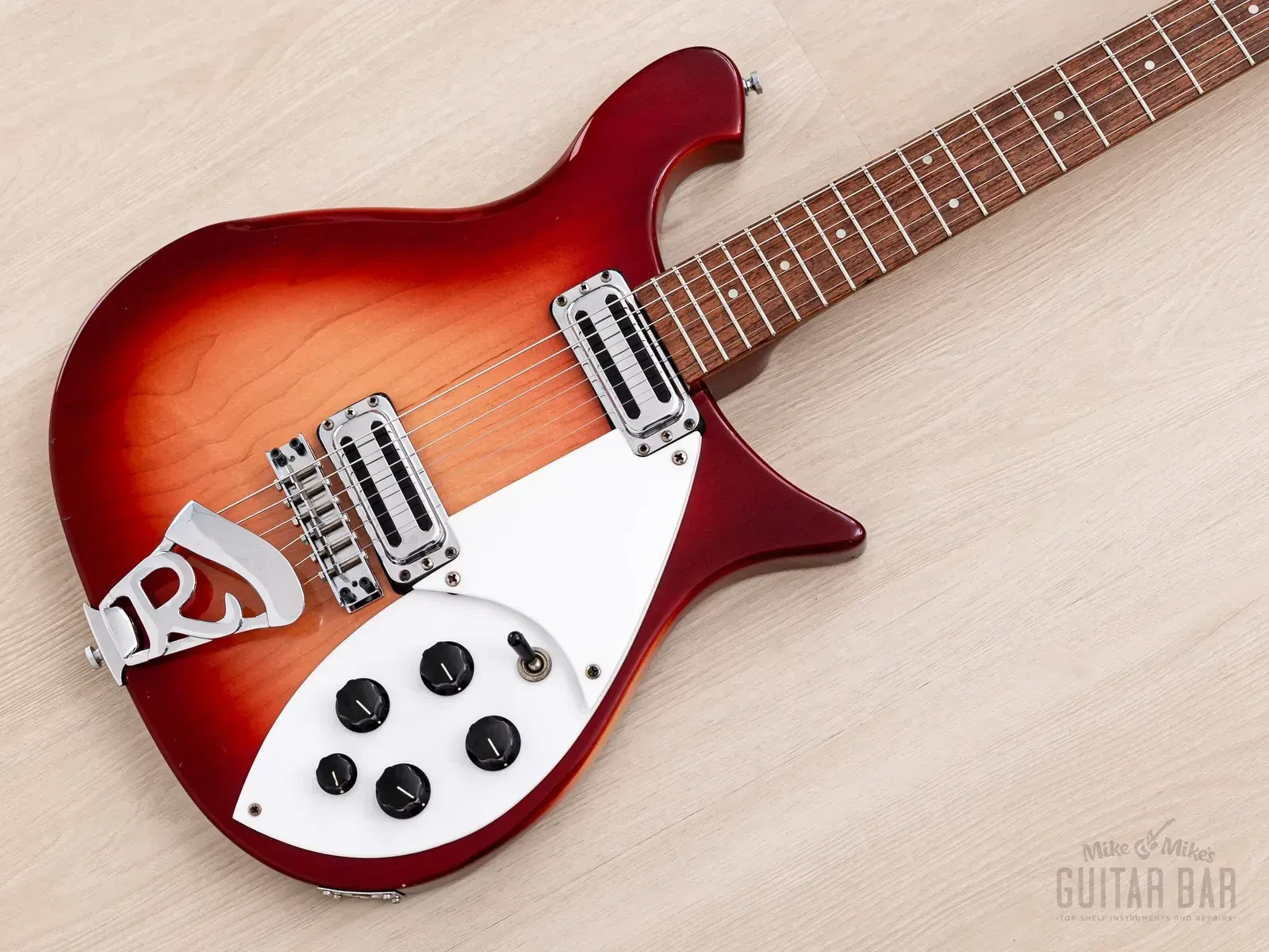 1995 Rickenbacker 610 Electric Guitar Fireglo w/ Toaster Tops, Case