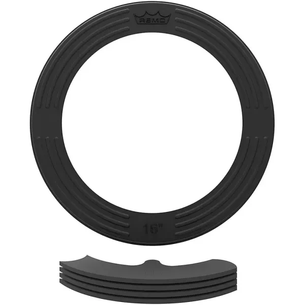 Remo External Sub Muff'l Bass Drum System 16 in. Black