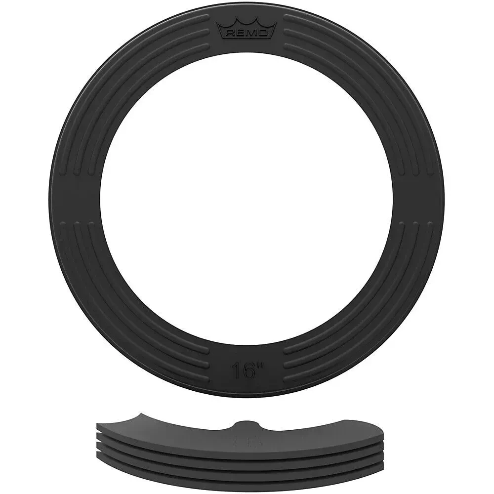 Remo External Sub Muff'l Bass Drum System 16 in. Black