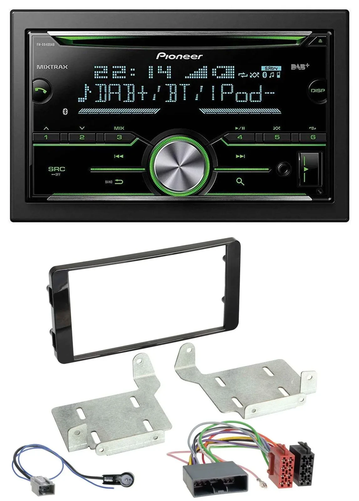 Pioneer Bluetooth MP3 DAB 2DIN USB CD Autoradio für Mitsubishi ASX (ab 2015)