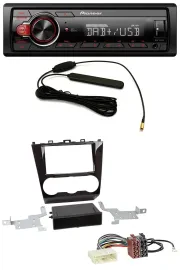 Pioneer MP3 DAB 1DIN AUX USB Autoradio für Subaru Forester SJ Facelift ab 15
