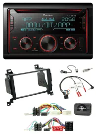 Pioneer 2DIN DAB Lenkrad Bluetooth USB CD Autoradio für Hyundai Santa Fe 2010-20
