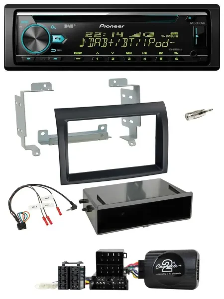 Pioneer DAB Lenkrad CD USB Bluetooth Autoradio für Fiat Ducato 06-08 schwarz