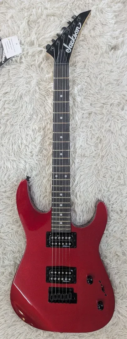 Jackson JS Series Dinky JS11 Double Cutaway, Electric Guitar, Metallic Red - Dem