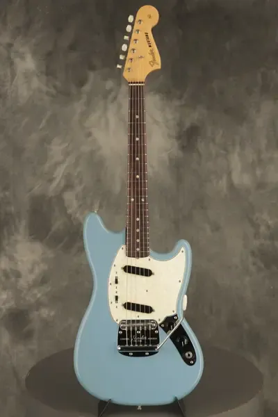 Электрогитара Fender Mustang Blue Short Scale w/case USA 1966