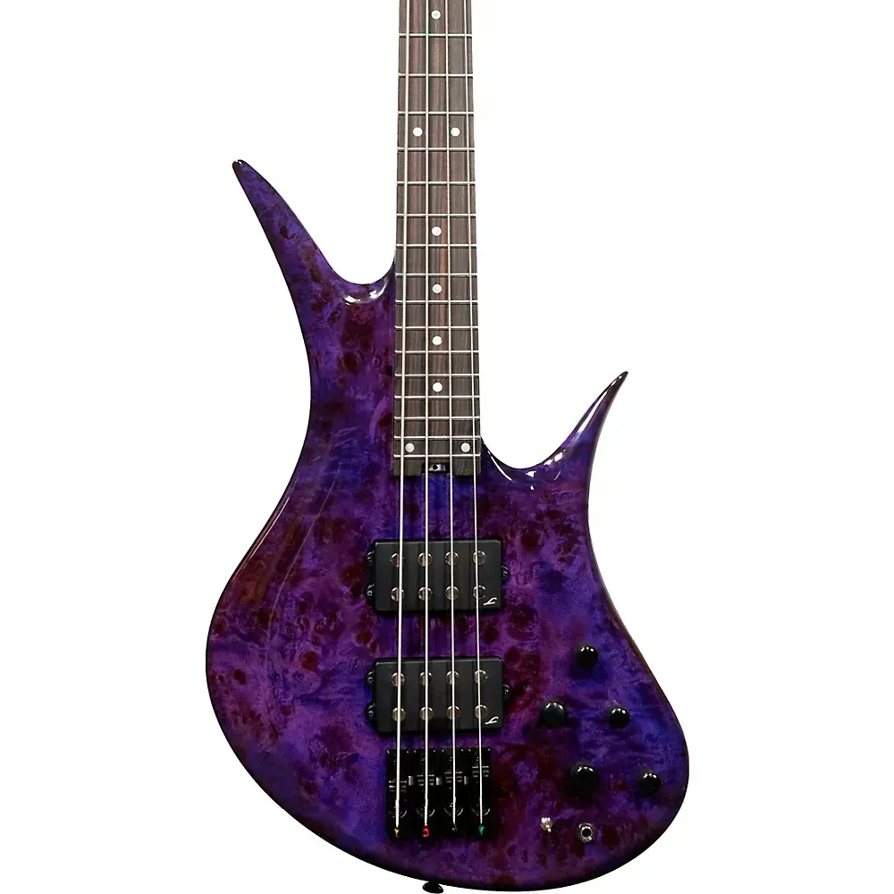 Бас-гитара Legator Helio HB4SS-MGT 4-String 34" Magenta Burl