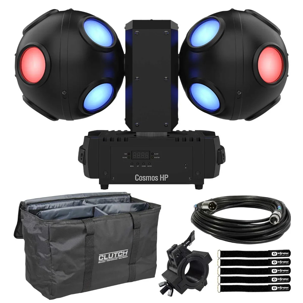 Chauvet Cosmos HP High Powered LED DMX RGBW DJ Club Effect Light w Bag