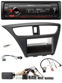 Pioneer Lenkrad USB DAB Bluetooth Autoradio für Honda Civic (ab 2012)