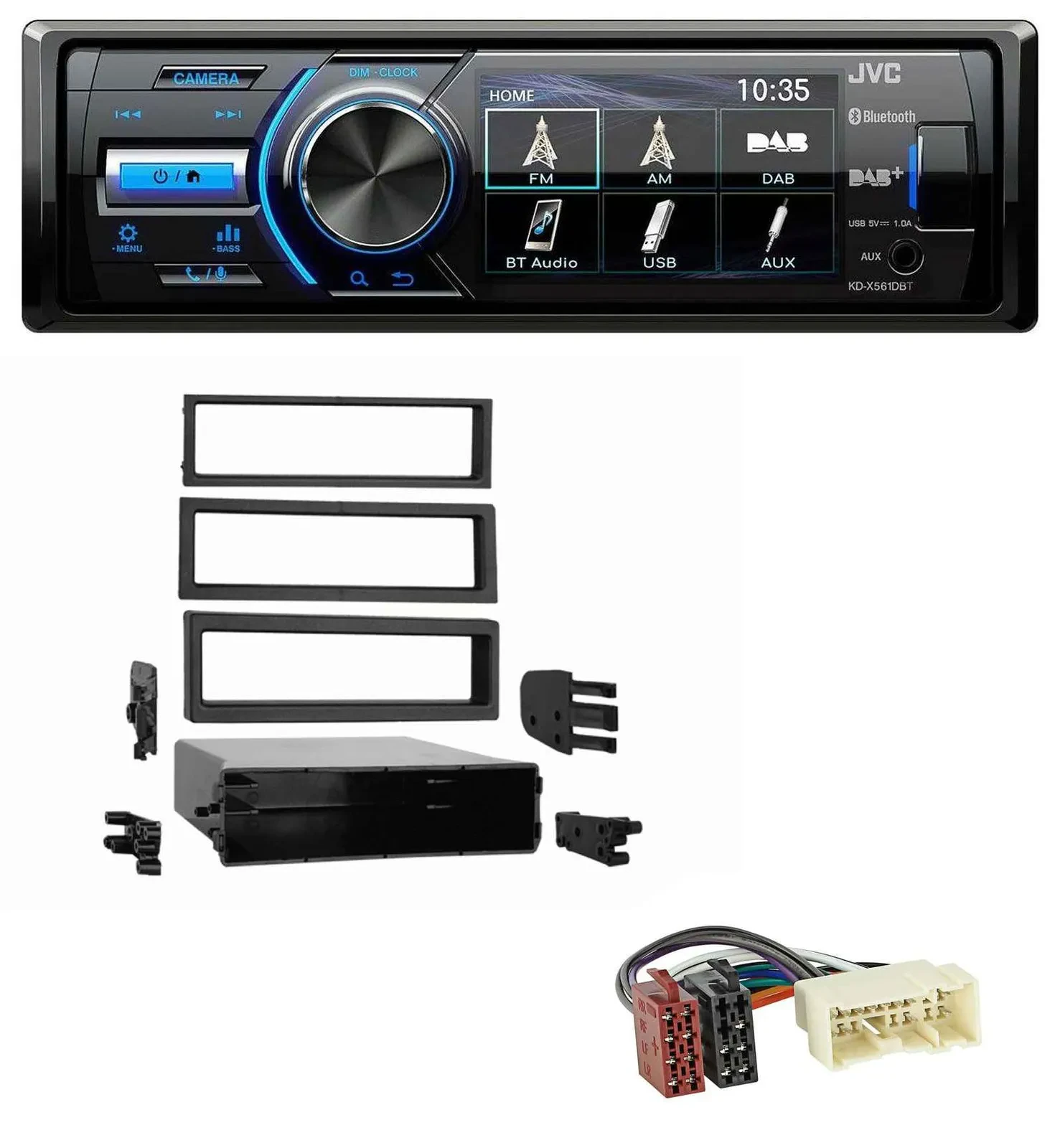 JVC Bluetooth MP3 USB DAB Autoradio für Nissan Xterra (2000-2004)