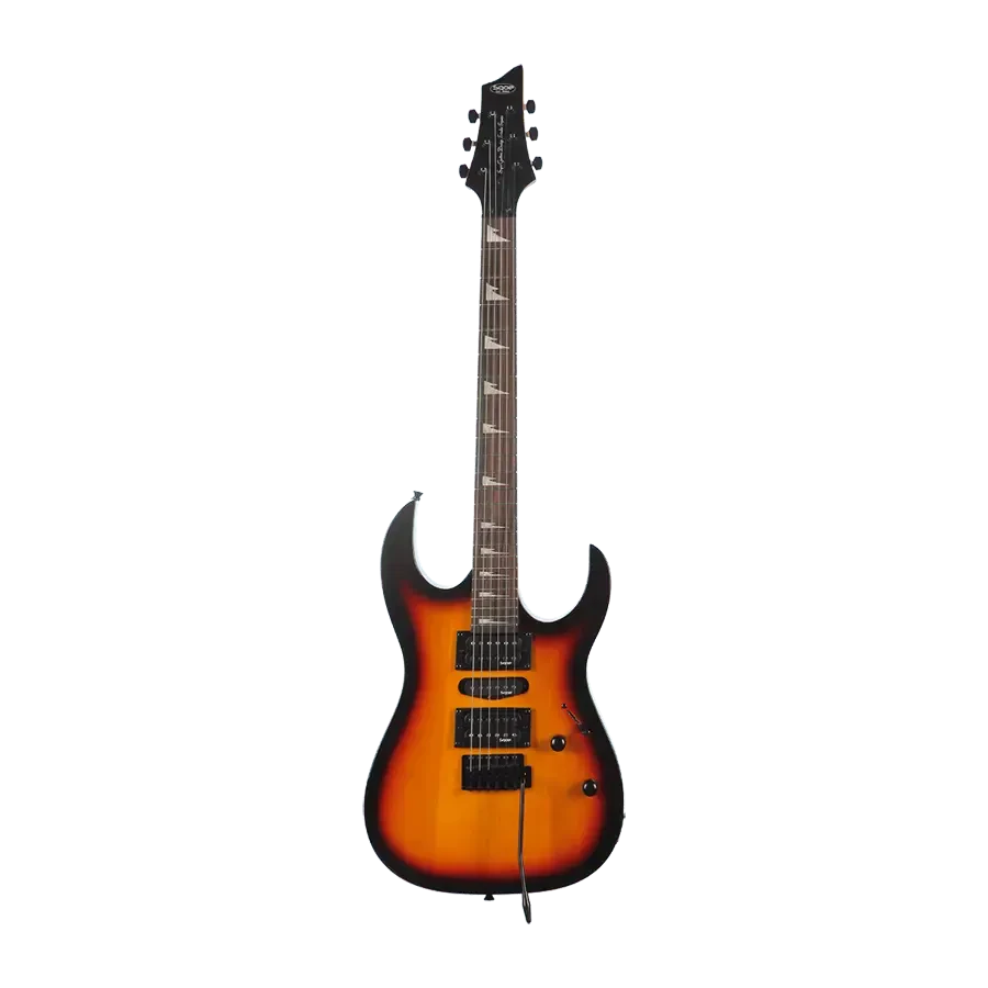 Электрогитара SQOE SEIB370 Superstrat HSH Sunburst