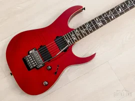2009 Ibanez J. Custom RG8420ZE AAA Maple Top, Red Spinel w/ Case, Tags
